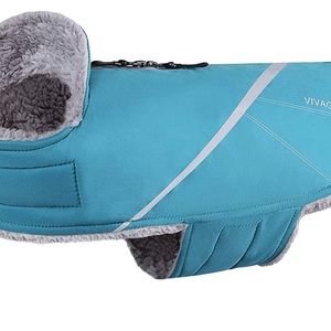 XS Turquoise Winter Dog Coat (New)